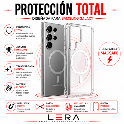 Funda Carcasa Magsafe Transparente para Samsung