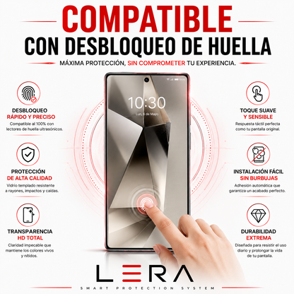 Kit Carcasa Magsafe Transparente + Lamina Mica Vidrio Templado para Samsung
