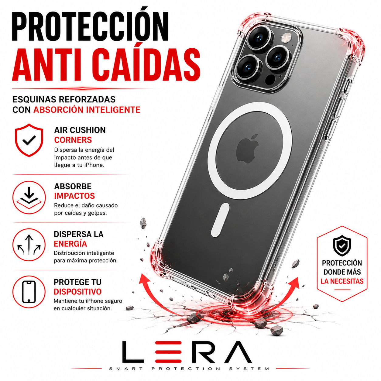 Funda Carcasa Magsafe Transparente para iPhone